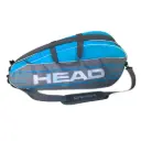 Bolson de tenis HEAD con tres cierrres para raquetas 