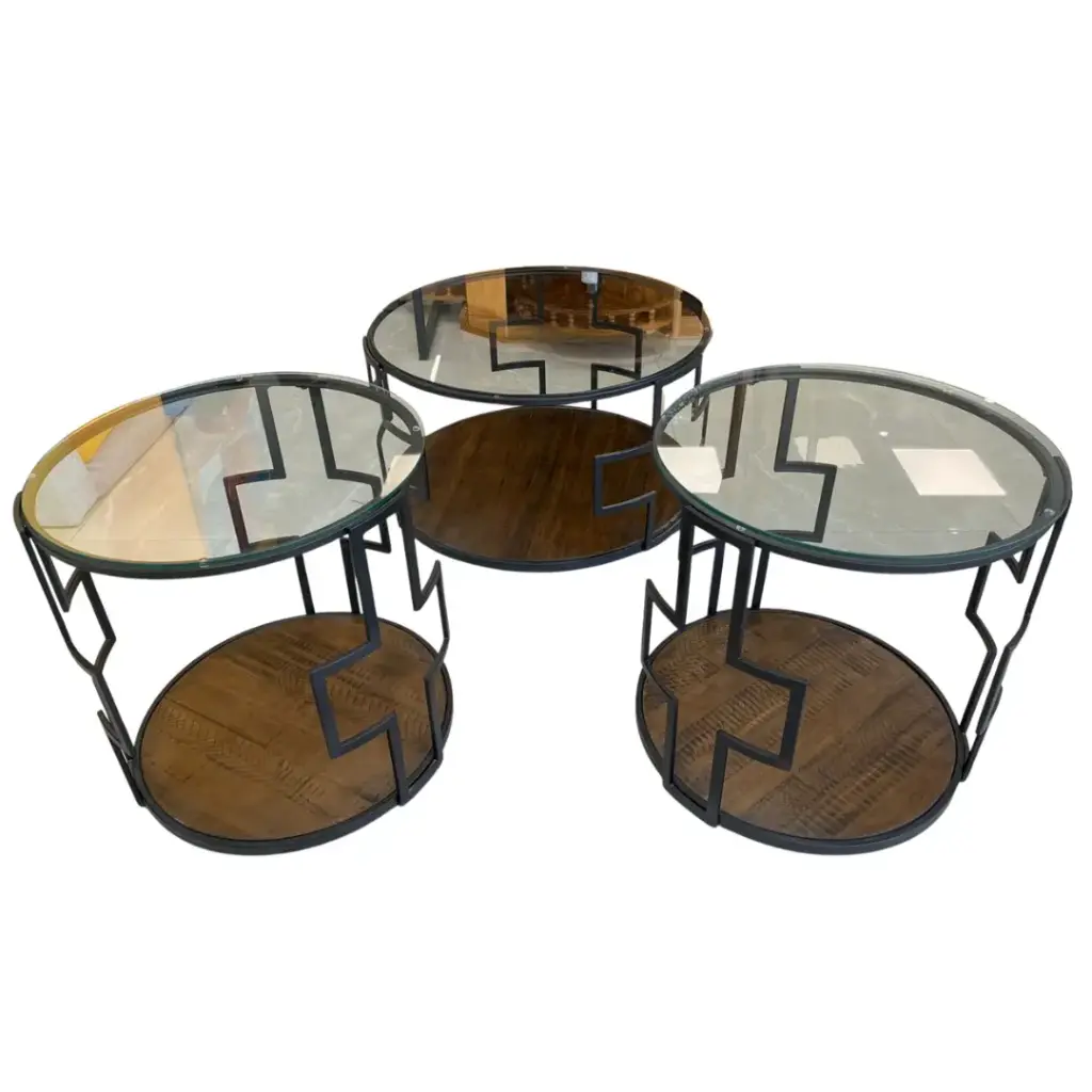 Juego de mesas (central- 2 esquineras)