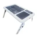 Mesa plegable para computadora con ventilador