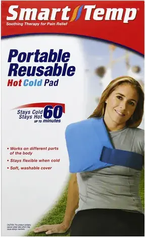 Almohadilla térmica grande para frío y calor, reutilizable, portátil.