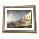 Cuadro elegante enmarcado "La llegada del embajador francés a Venecia" (62cm x 50cm)