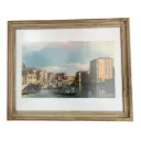Cuadro elegante enmarcado que representa la obra "Gran Canal de Venecia" (62cm x 50cm)