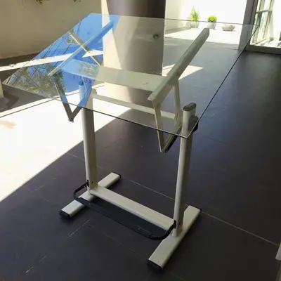 Mesa de dibujo con vidrio templado - Imasoto
