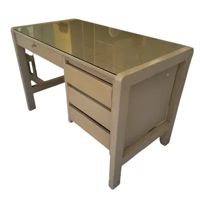 Escritorio de madera laqueado 63 x 120 x 80 cm