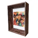 Portaretrato café con profundidad