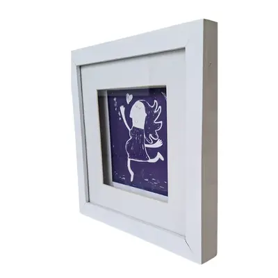 Portaretrato blanco con profundidad