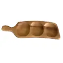 Plato de madera para picaditos (Casa Ideas)