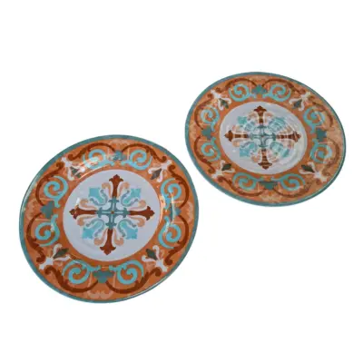 2 Platos de Resina 27 cm