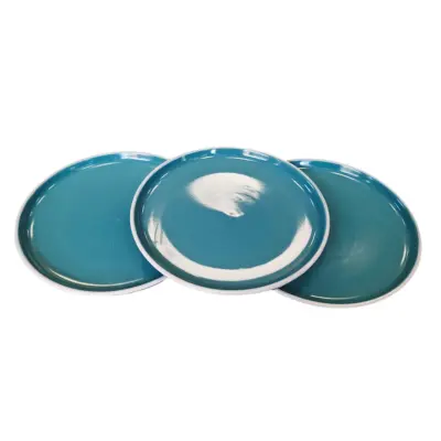 3 Platos Paneros de Cerámica (21cm) - Casa Ideas