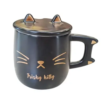 Taza de Cerámica con Tapa