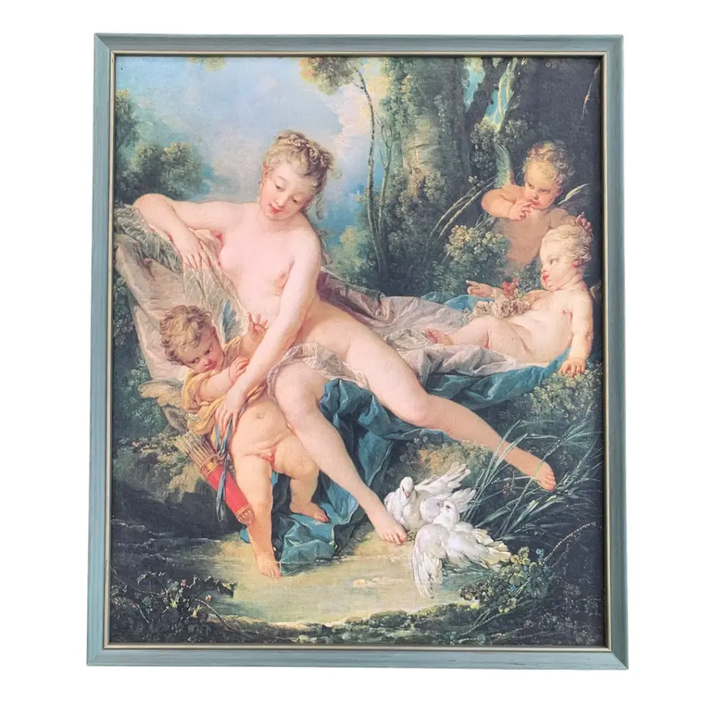 Cuadro con la imagen "Venus consoling Love" Boucher 54cm X 64cm