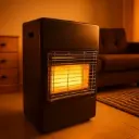 Estufa a gas con garrafa