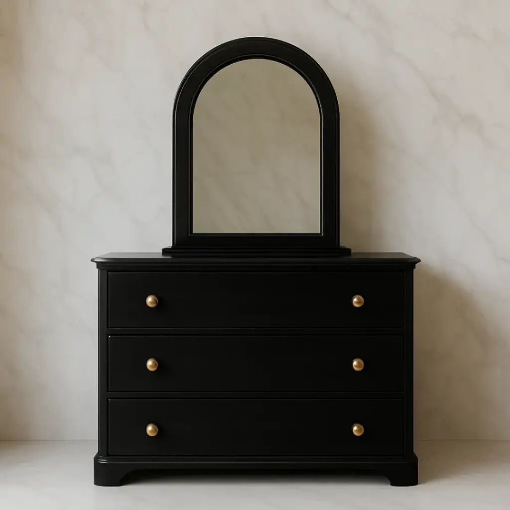 Tocador de madera pequeño 