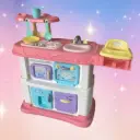 Cocina rosada marca Fisher Price