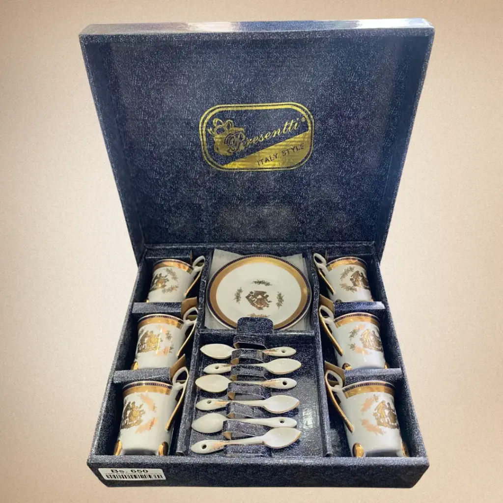 Vajilla para té porcelana italiana 