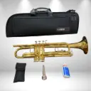 Trompeta Yamaha Modelo: YTR-2330 con estuche, boquilla y aceite para pistones