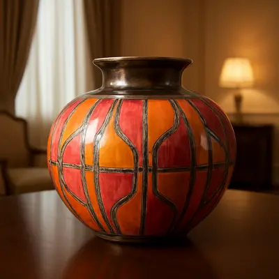 Jarrón ecuatoriano de cerámica (2203248.110)