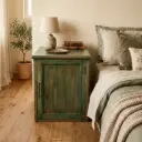 Mesa de noche color verde (666147.195)