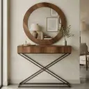 Consola y espejo diseño industrial-contemporáneo Marca CASART (3437775.2200)