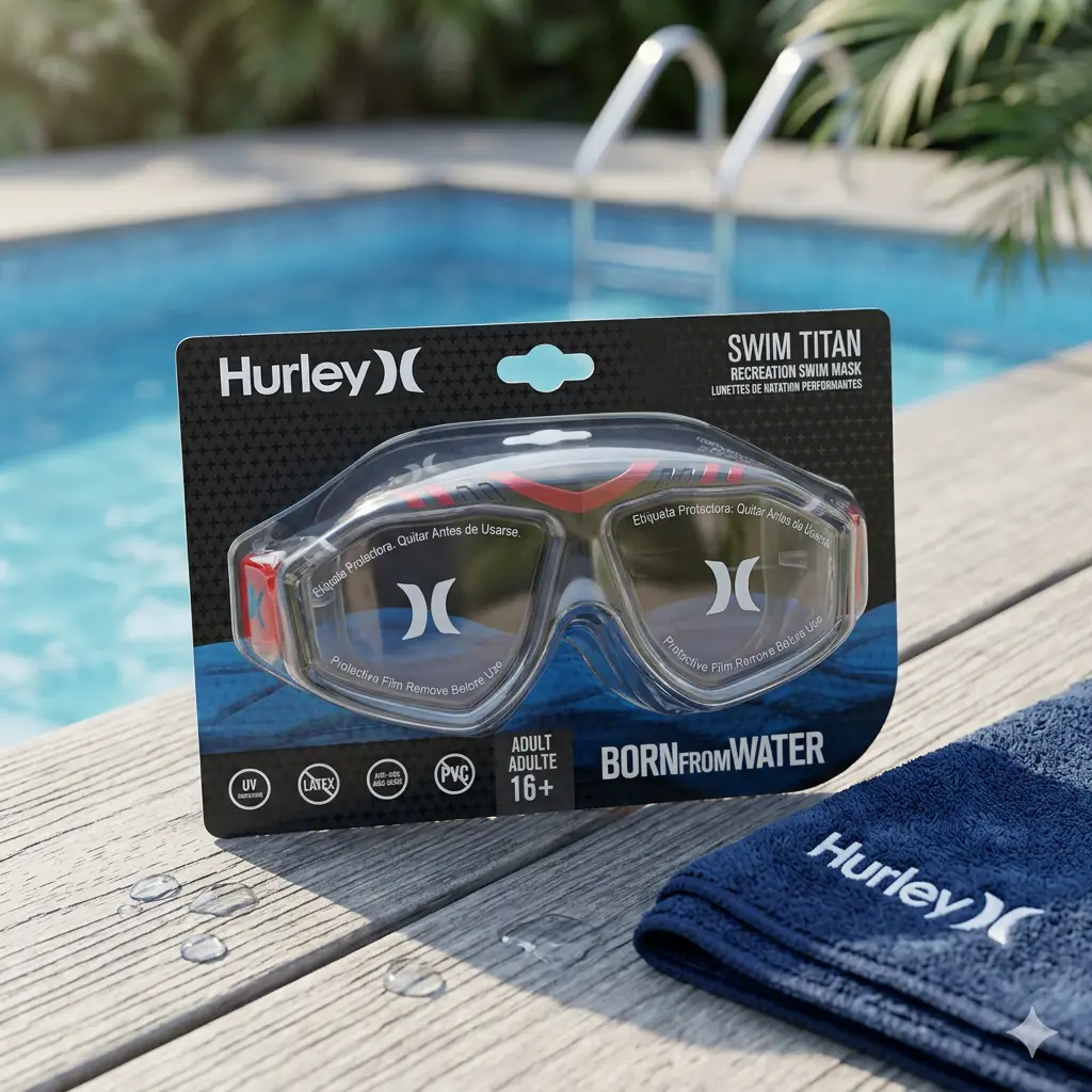 Lentes para natación Hurley - Swim Titan (398016.110)