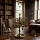 Velón de aceite antiguo de Bronce (135281.250)