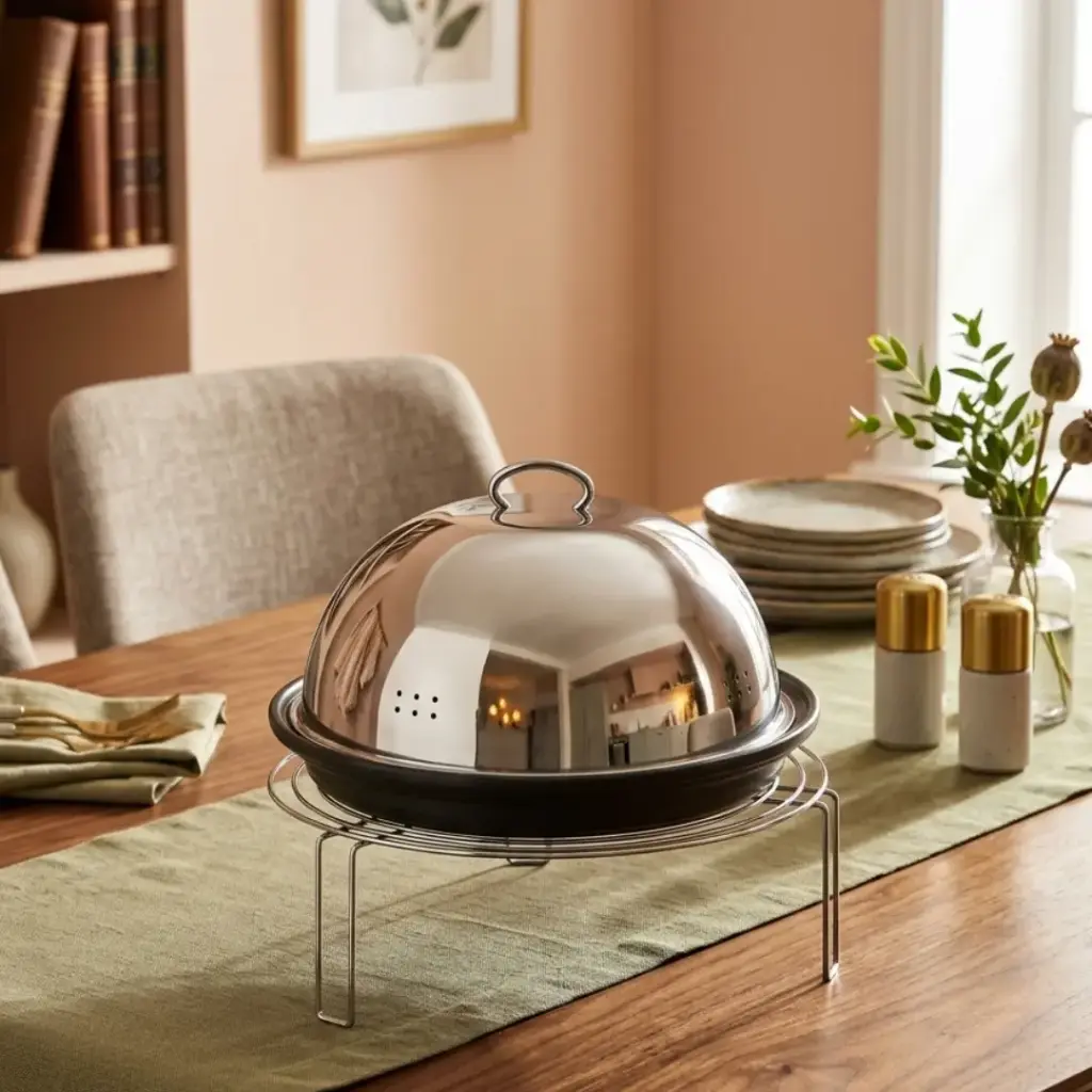 Fuente de vaporización de acero inoxidable "Horno milagro 3 en 1" (3383395.98)