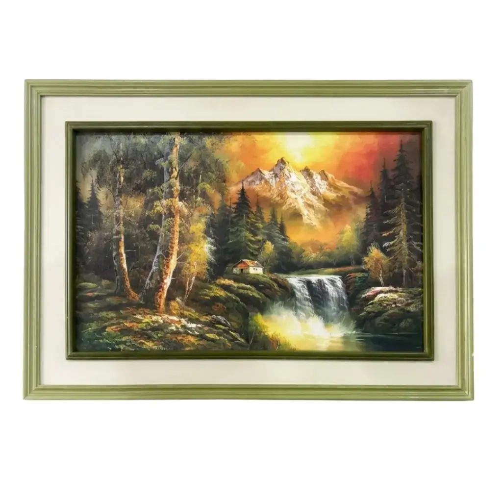 Cuadro enmarcado "Paisaje de montaña" (4890095.130)