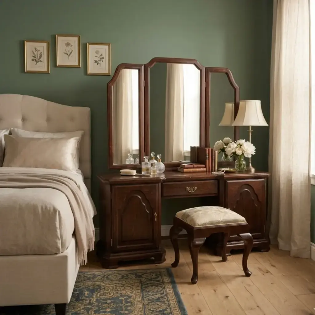 Tocador con espejo triple ajustable (3392507.840)