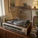 Tocadiscos, radio, casetera Marca Sanyo DXT 550 (2064229.1050)