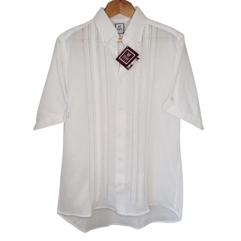 Camisa artesanal para hombre. Talla 39 - British Shopping