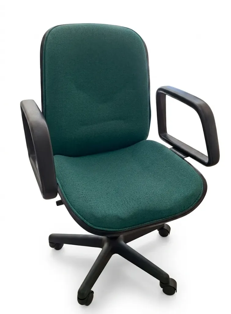 [2021143.420] Silla Ergonómica De Oficina Verde Petróleo con Ruedas (2021143.420)