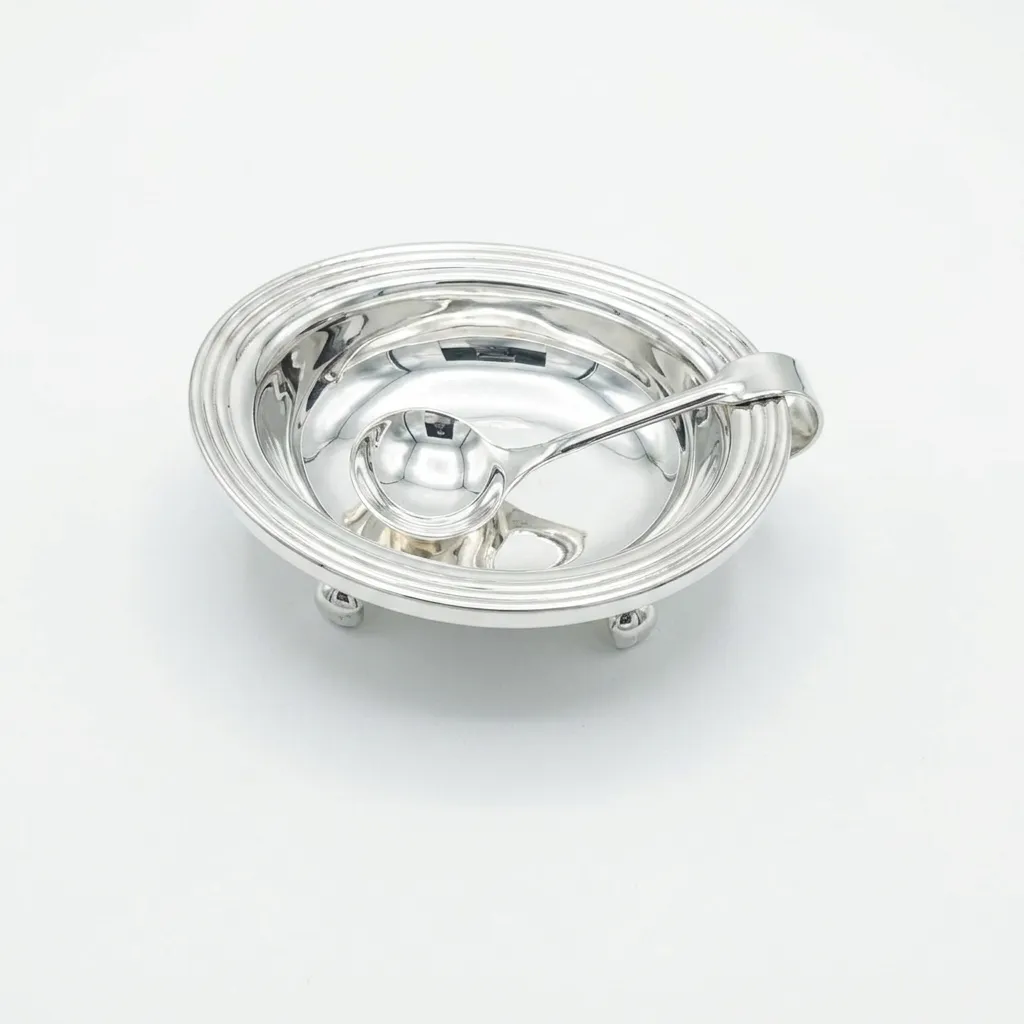[6729713.50.] Salera de Cuenco de metal plateado (6729713.50)