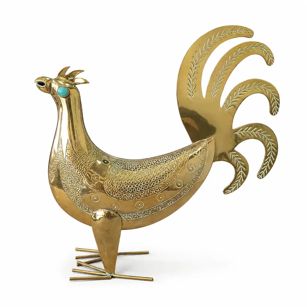 [4293847.180] Gallo decorativo metálico (4293847.180)