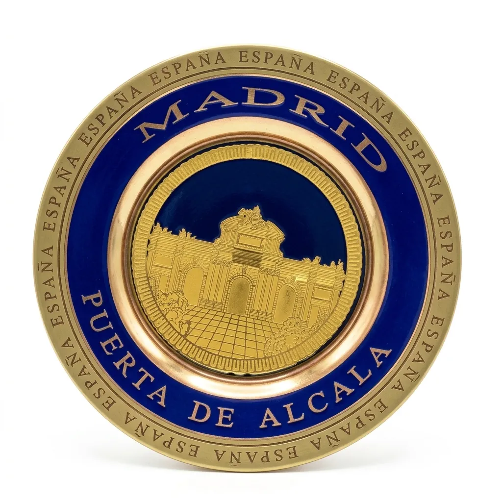 [498699.80.] Platillo Decorativo Souvenir Madrid - Puerta de Alcalá (498699.80)