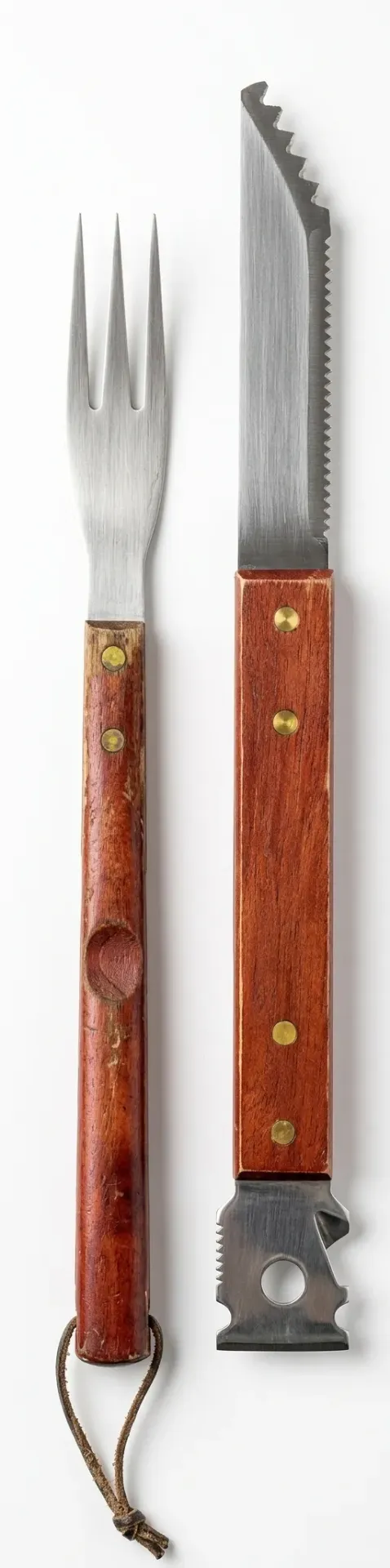 [1082432.17.50] Set Parrillero Rústico: Cuchillo Multifunción y Tenedor Trinche (1082432.17.50)