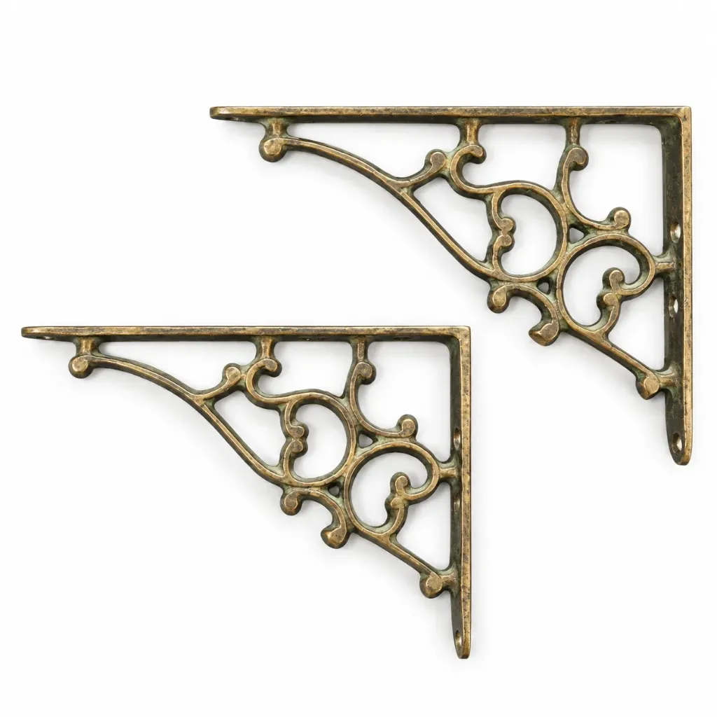 Par de ménsulas decorativas bronce (3312896.57,5)