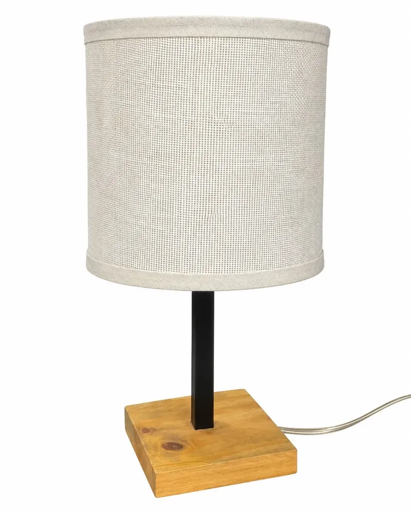 [6744230.70] Lampara de escritorio base de madera (6744230.70)