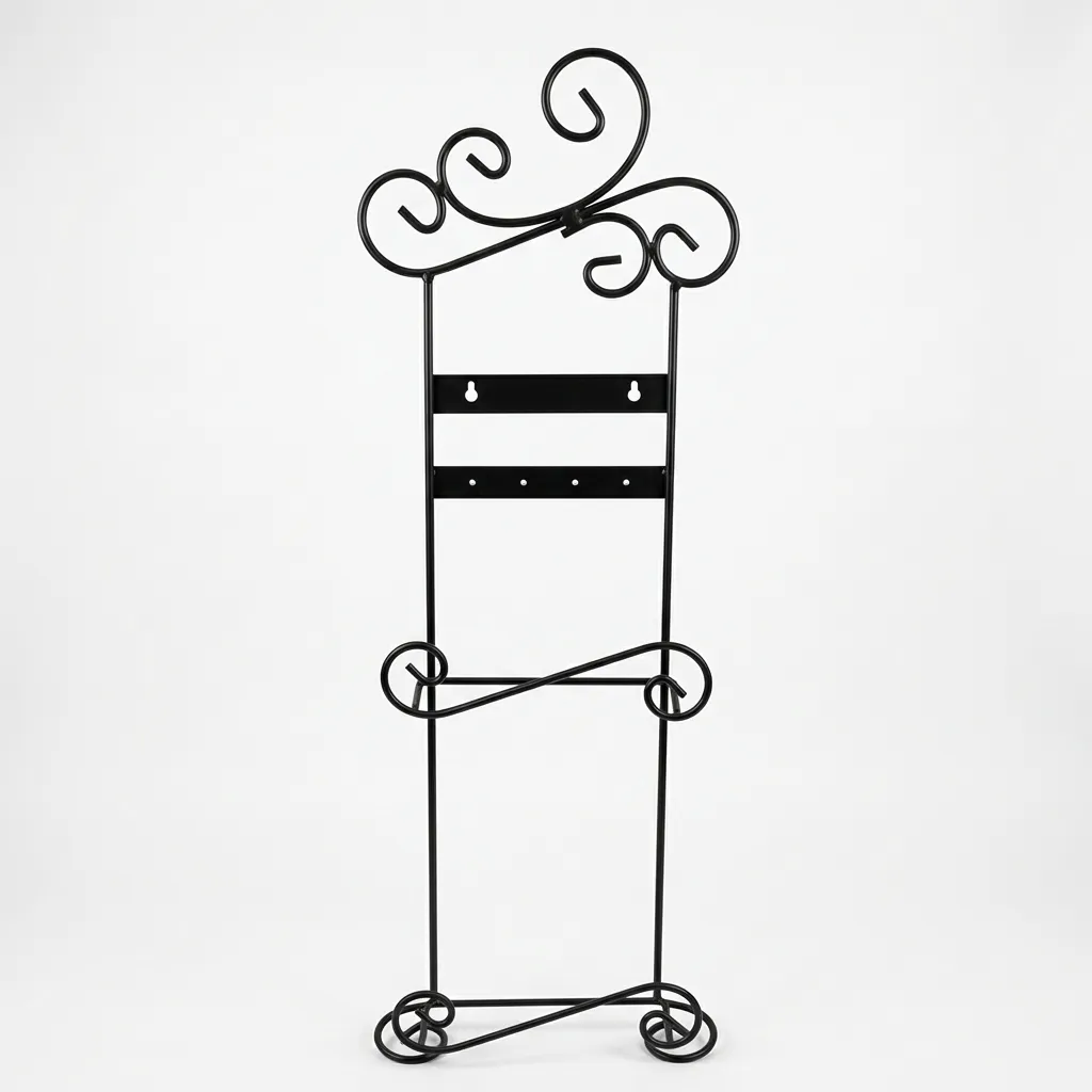 Atril de Pared "Ornato" en Metal Negro (498699.120)