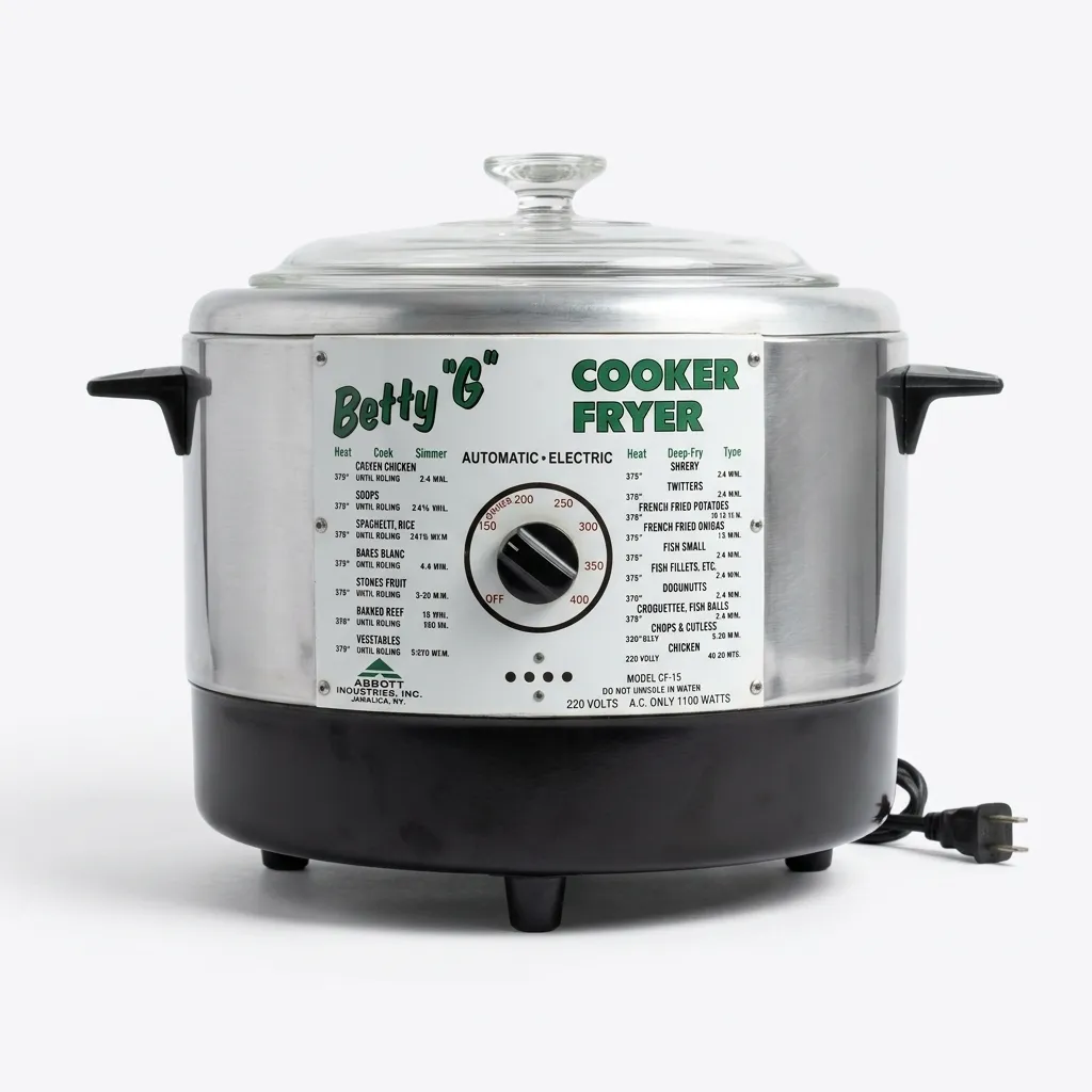 Olla y Freidora Eléctrica Vintage Betty "G"   (498699.315)