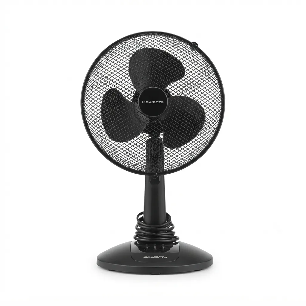 [1029184.100] Ventilador de Mesa Negro Rowenta de Alta Potencia (1029184.100)