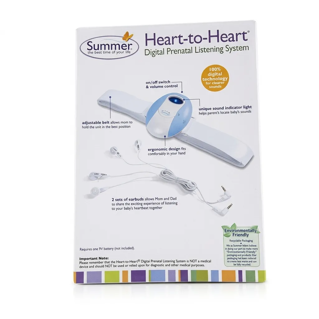 [3429461.126] Sistema de Escucha Prenatal Digital Summer Infant Heart-to-Heart (3429461.126)