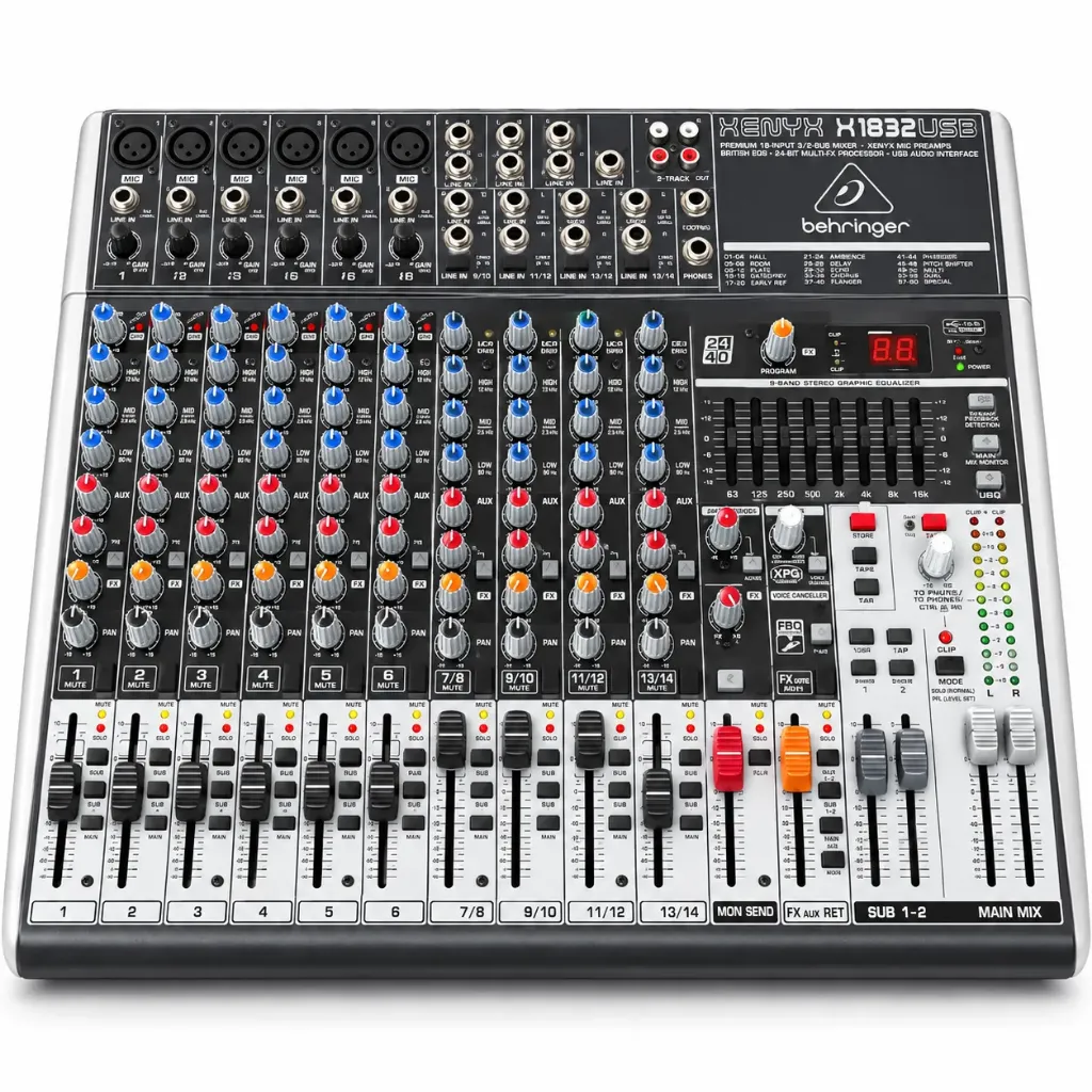 Mezclador de audio Behringer XENYX X1832USB (6848770.1150)