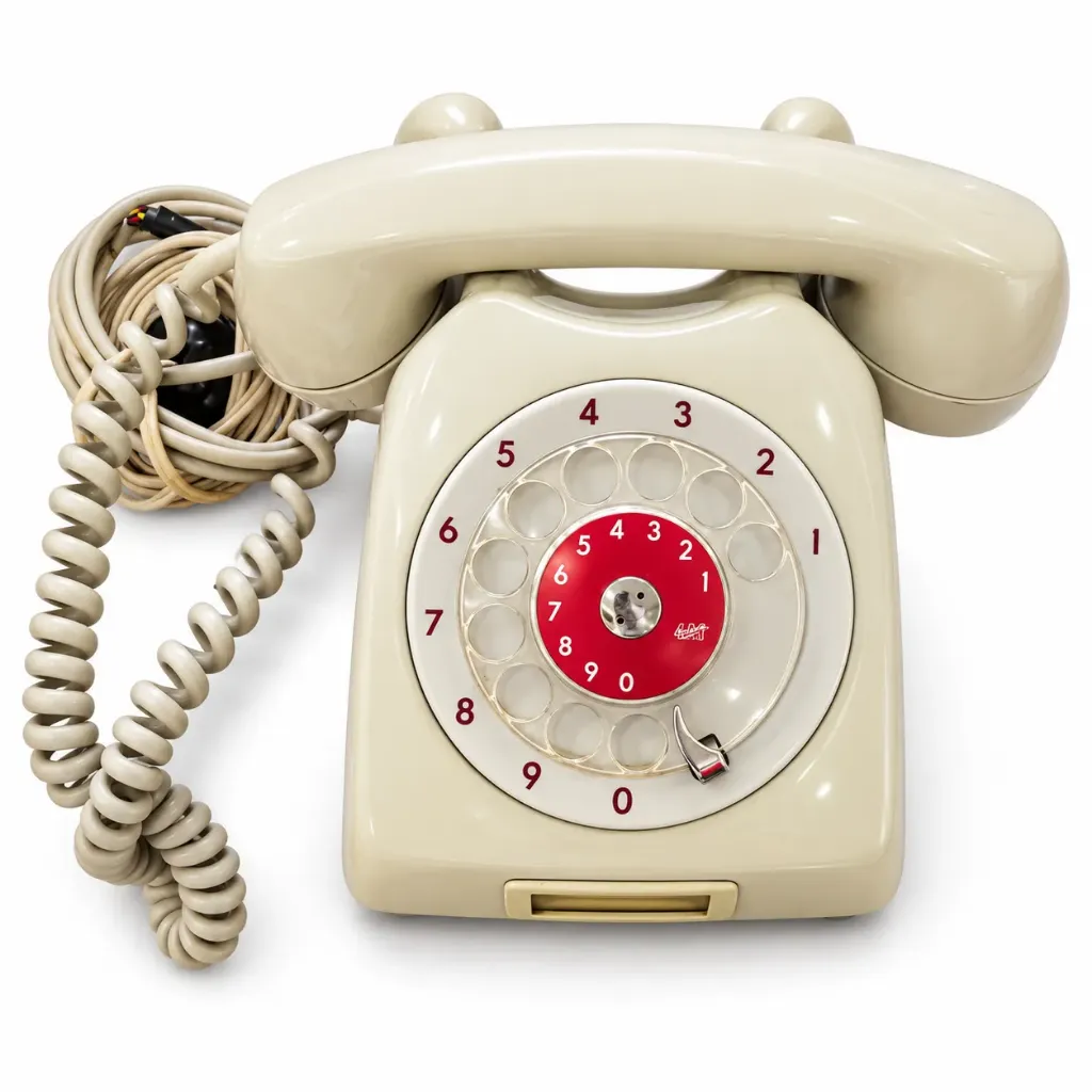 [310043.90] Teléfono antiguo de disco (310043.90)
