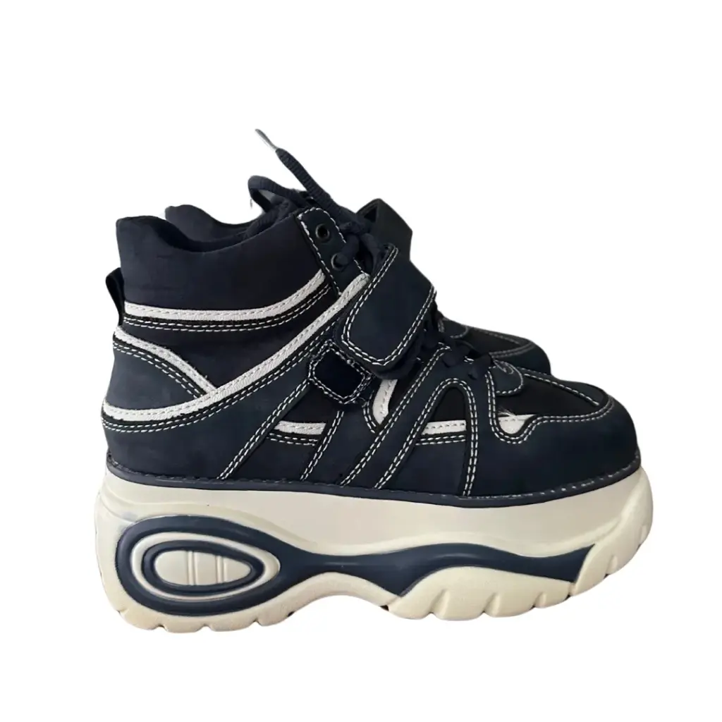 Zapatos azules con plataforma. Talla 37 - CATWALK 