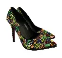 Tacones con incrustaciones Jumex Talla 39