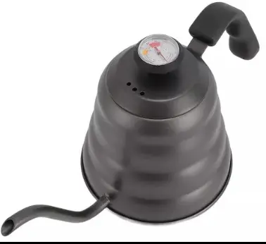 Tetera pico de cisne 1.2L (Negro mate)