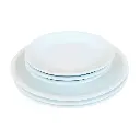 Juego de plato y panero para 3 personas