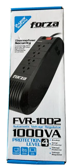 Regulador de corriente Forza FVR-1002 1000VA