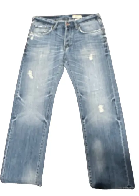 Jean Abercrombie & Fitted Waist Straight Leg  - 33/32