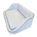 Cama para mascota gris -100x60x36 cm
